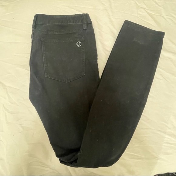 Tory Burch Black ripped up jeans in great condition size 28. - Picture 1 of 4